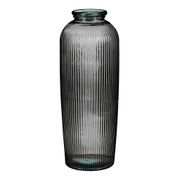 Vase en verre anthracite d30xh70cm - Esmeralda
