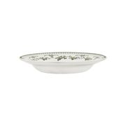 Assiette creuse en faïence vert d23cm - Faustine