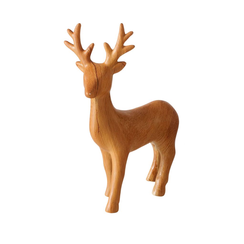 Décoration cerf en dolomite brun - Wilhelmy