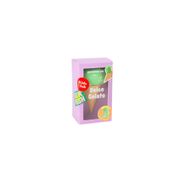 Chaussettes enfant en coton glace verte