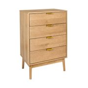 Commode 3 tiroirs en bois h90cm - Tiphaine