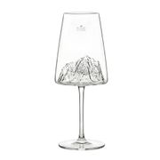 Coffret verre à vin Mont blanc 40cl - Topographic