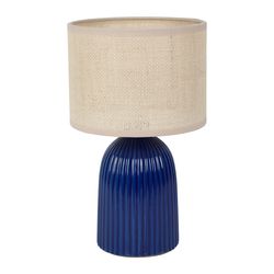 Lampe en céramique indigo h28cm - Essencia