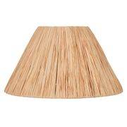 Abat-jour conique en raphia naturel d30cm