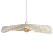 Abat-jour pour suspension en papier blanc d78cm - Louisette