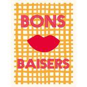 Affiche "Bons baisers" 30x40cm