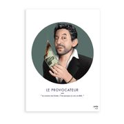 Affiche le provocateur - Serge Gainsbourg vert - 30x40cm