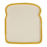 Assiette brioche en grès 13x15cm - Réveil gourmand