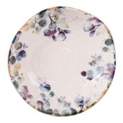 Assiette calotte en faïence blanc d19cm - Garden