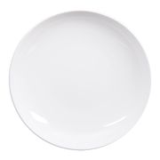 Assiette calotte en porcelaine blanc d21.5cm - selena 