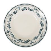 Assiette creuse en faïence bleu ancien d23cm - faustine