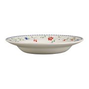 Assiette creuse en faïence fleurs multicolores d23cm - Marinette