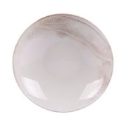 Assiette creuse en grès blanc d22cm - mojave