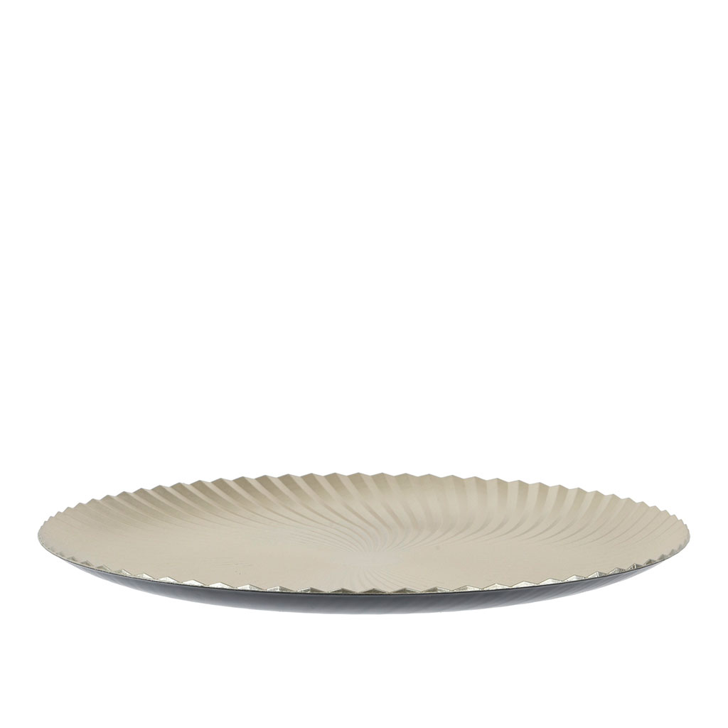 Assiette décorative champagne d33cm