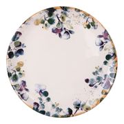 Assiette plate en faïence blanc d27.5cm - Garden