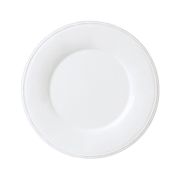 Assiette plate en faïence blanche d28.5cm - constance 