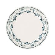 Assiette plate en faience bleu ancien d26cm - faustine