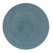 Assiette plate en gres bleu d27cm - vesuvio 