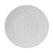 Assiette plate en porcelaine blanche d27cm - Oasis