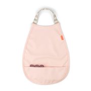 Bavoir élastique avec poche rose - Croco