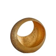 Bougeoir en fer or h16cm - Izzy