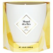 Bougie Bijou Bracelet Or bille beige Monoï des îles 45h