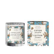 Bougie parfumee ambiance coton poudre 275g