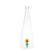 Bouteille tournesol jaune en verre 1L - Botanical