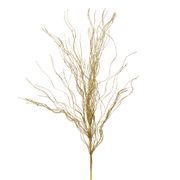 Branchage artificiel filairia en tissu doré h83cm