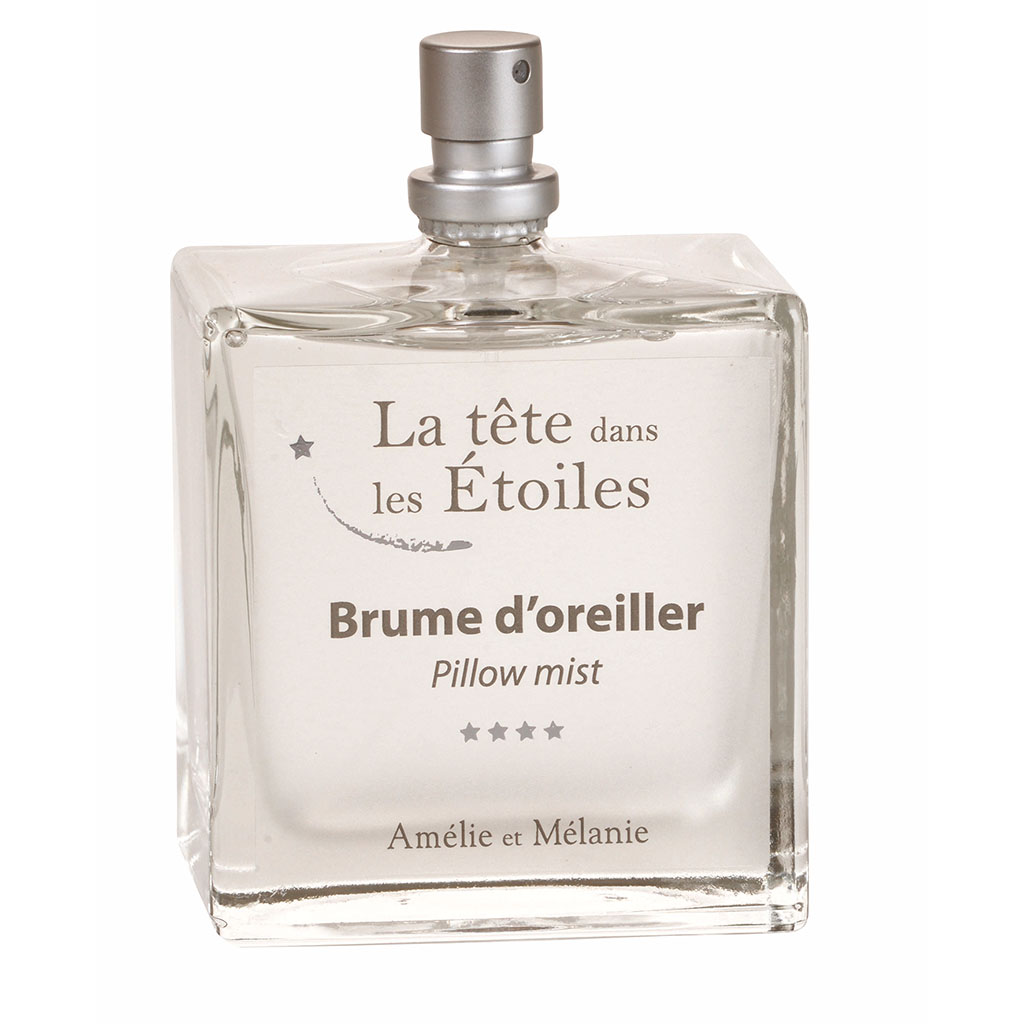 Brume d'oreiller poivre rose, rose, musc noir 100ml - La tête dans les étoiles