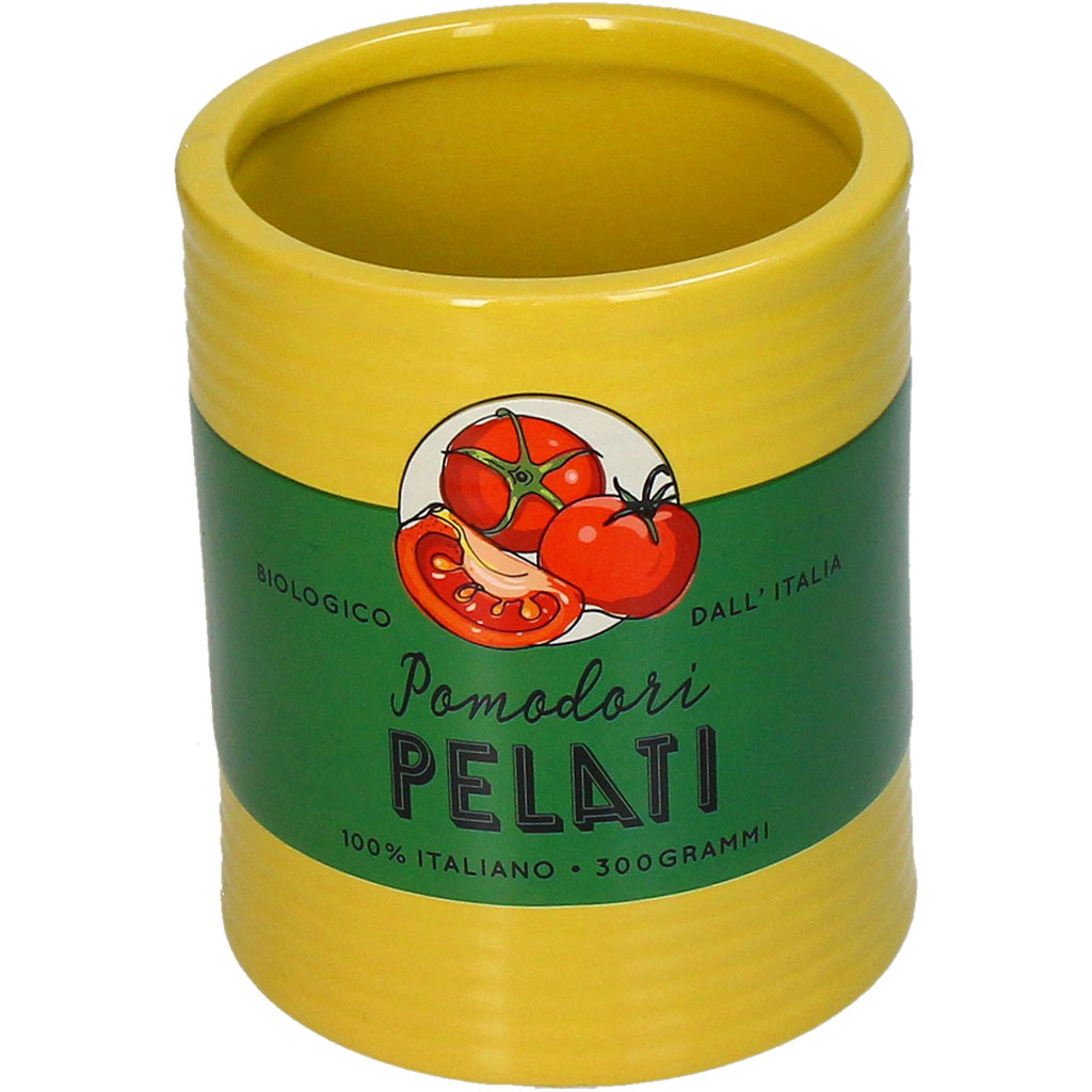 Cache-pot en faïence multicolore d11cm