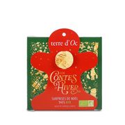 Cadeau de table bonhomme pain d'épices : 6 sachets de thés et infusions bio