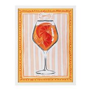 Cadre déco spritz rose et terracotta 32x42cm