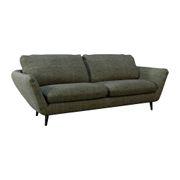 Canapé convertible Bultex 3 places Axel - Tissu Chenille - Perfect Harmony Kaki