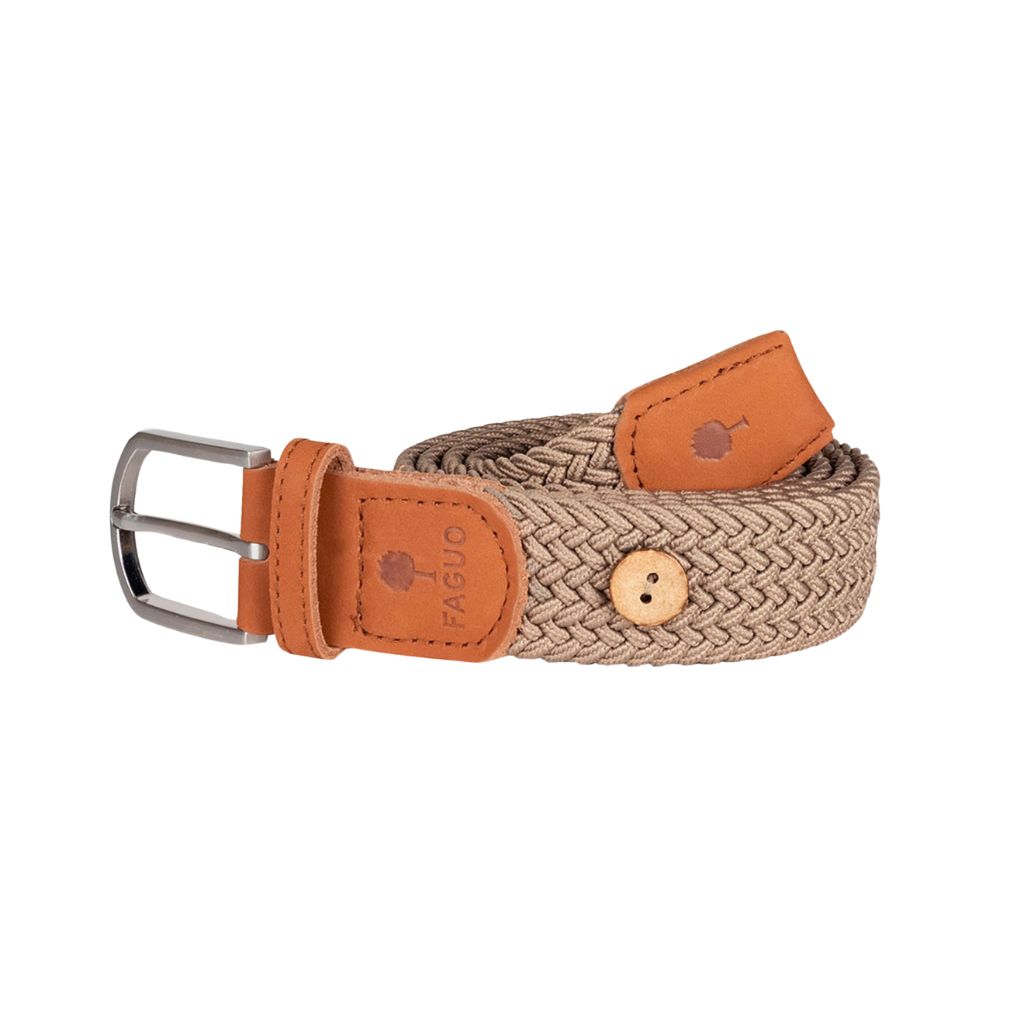 Ceinture tressee beige clair taille unique Fabrique de Styles