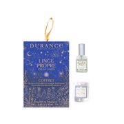 Coffret cadeau brume d'oreiller 50ml et bougie parfumée 30g linge propre