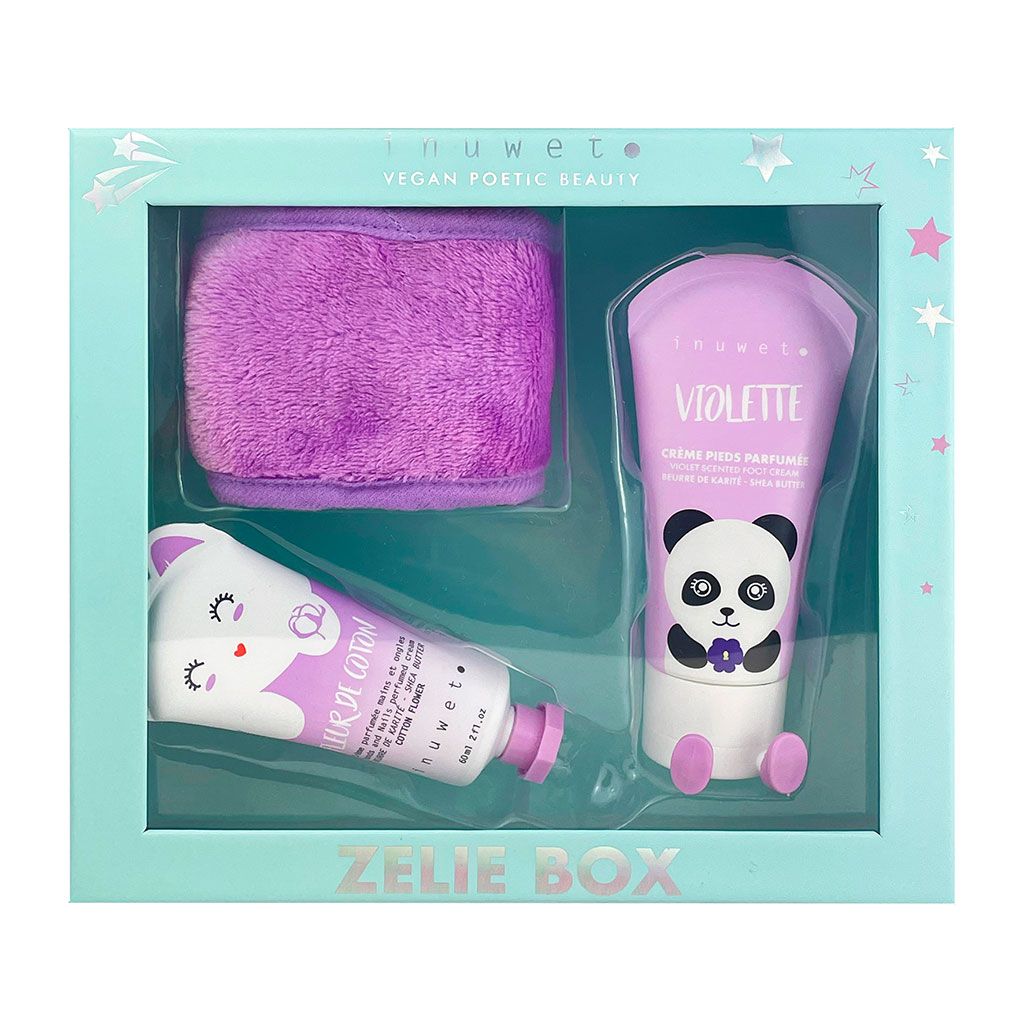 Coffret cadeau crème de mains, crème de pieds et bandeau - Zélie
