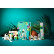 Coffret cadeau mousse de douche, crème main et bouquet parfumé fleur de tiare - Moana