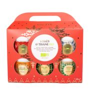 Coffret de 5 thés et tisanes bio de Noël