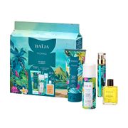 Coffret mousse de douche, gommage, huile de corps et eau de parfum fleur de tiaré - Moana