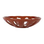 Coupe en grès terracotta moucheté d28cm - Organic