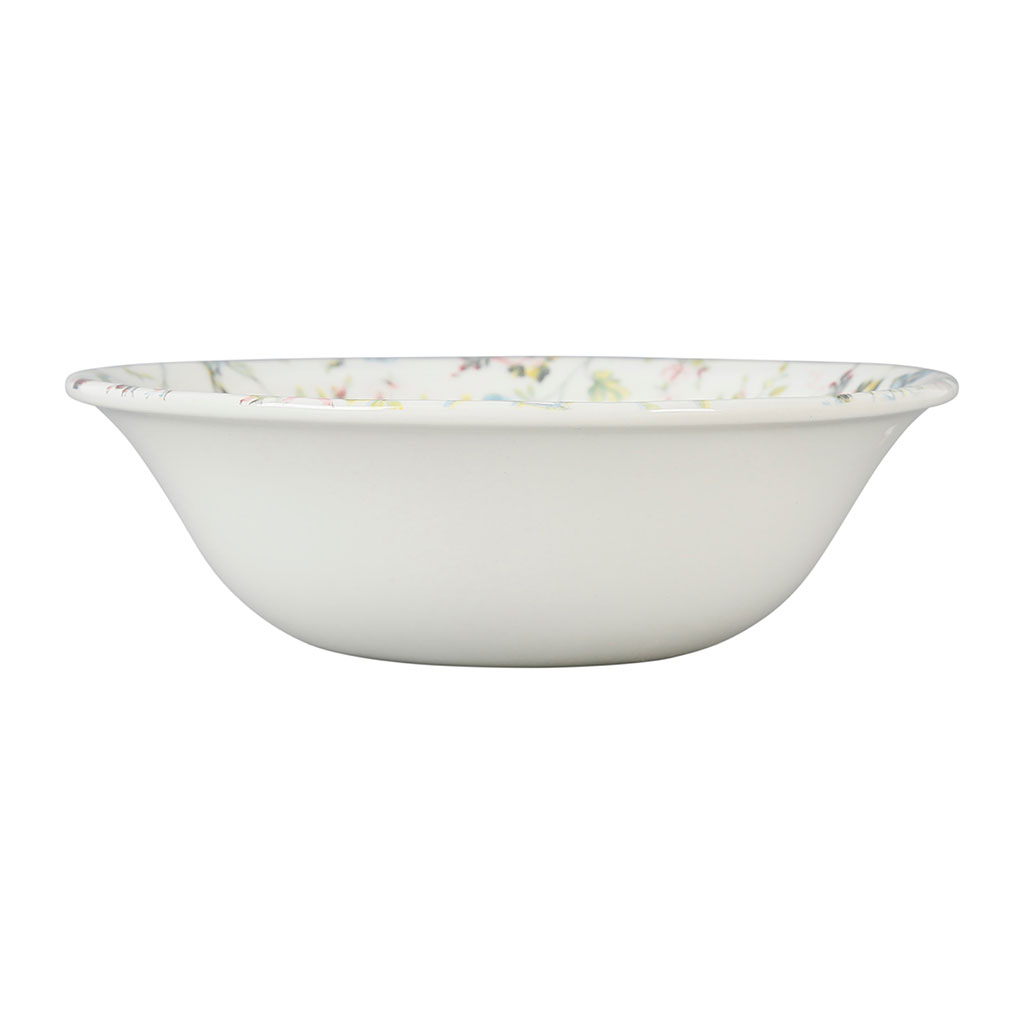 Coupelle en faïence multicolore d15.5cm - p'tites fleurs 