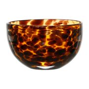 Coupelle en verre ambre d11xh6.5cm - Preline