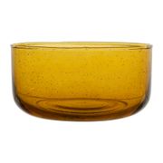 Coupelle en verre ambre d13cm - Pernille