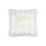 Coussin carré en tissu écru 45x45cm - Nebraska