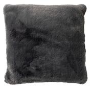 Coussin zaya charcoal gray gris fonce 45x45cm