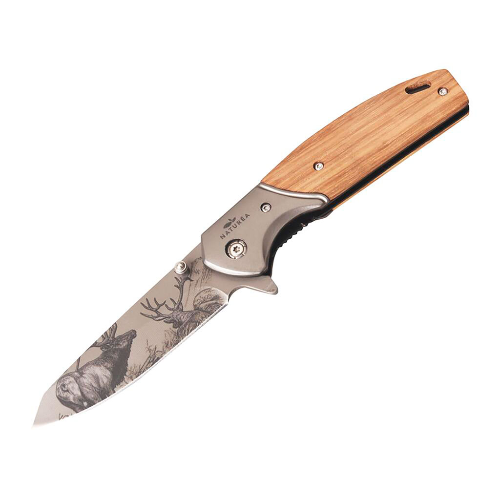 Couteau pliant en bois et acier - Kotka