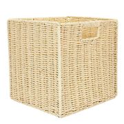 Cube de rangement tresse pliable 30x30xh30cm