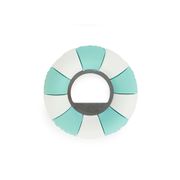 Décapsuleur boué turquoise et blanc