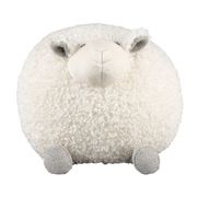 Deco mouton shaggy creme 30x30xh30cm polyester
